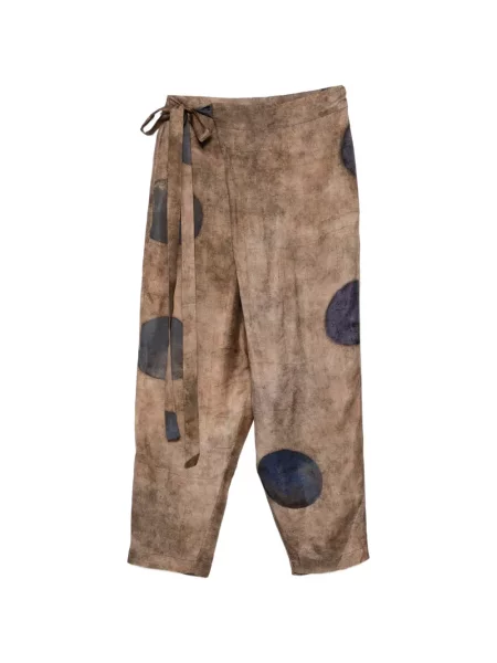 Spodnie Uma Wang w grochy wiązane