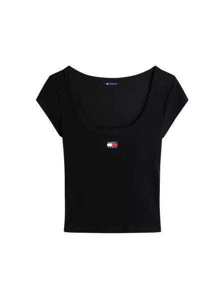 Tricou Tommy Jeans negru