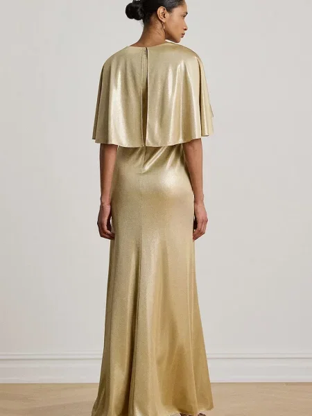 Lauren Ralph Lauren rochie evazată bej