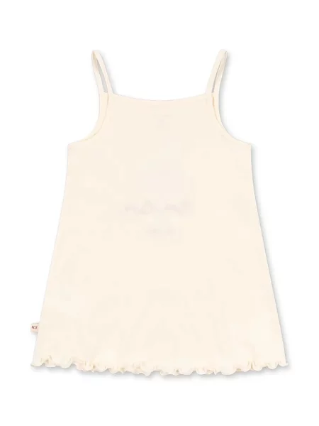Konges Sløjd šaty FAMO STRAP DRESS GOTS béžové