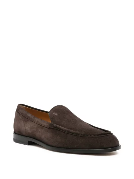 Chiloți Tod's din piele de căprioară slip-on maro