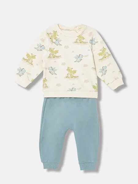 United Colors of Benetton Detská tepláková súprava modrá