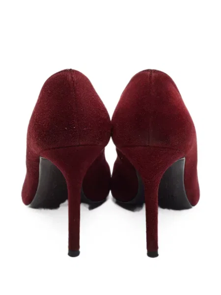 Pantofi cu toc Stuart Weitzman din piele roșu