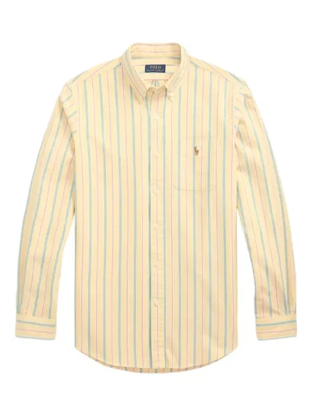 Șapcă Polo Ralph Lauren de mătase cu broderie cu dungi negru