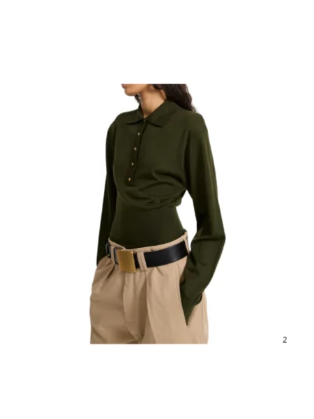Top Laurence Bras zielony