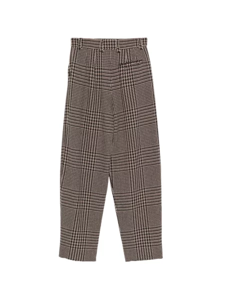Καρό παντελόνι Emporio Armani καφέ