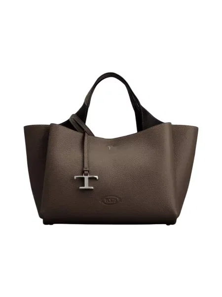 Mała mały torebka skórzana Tod's skórzana brązowa