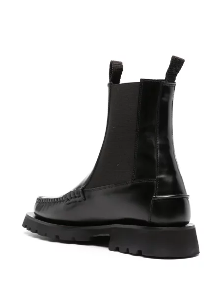 Cizme scurte Hereu din piele negru