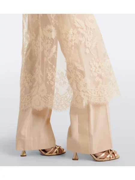 Pantaloni Zimmermann de lână bej