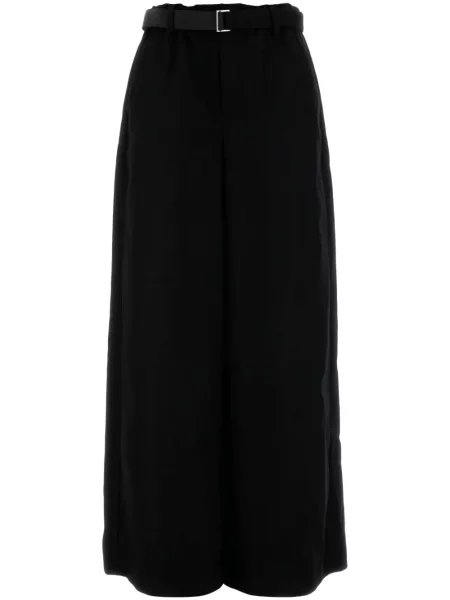 Pantaloni Sacai de lână negru