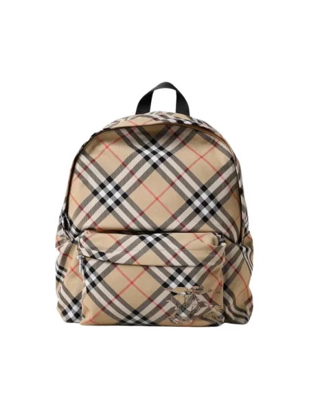 Torba Burberry w kratę beżowa