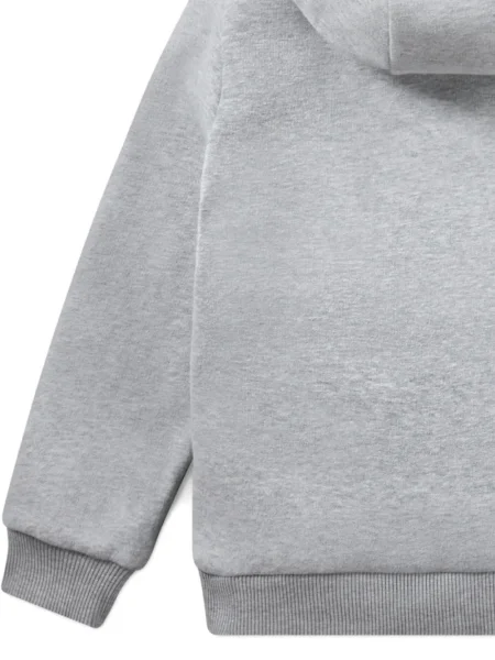 Bluza z kapturem dziecięca Lacoste szara
