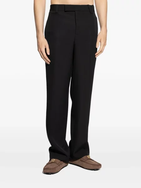 Pantaloni Versace de lână negru