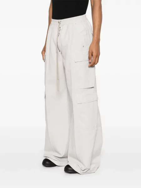 Pantaloni cargo Rick Owens Drkshdw alb