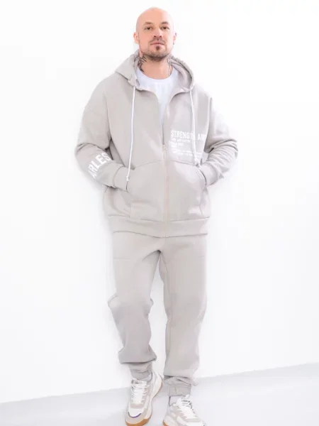 Спортивний костюм Носи своє світло-сірий сірий