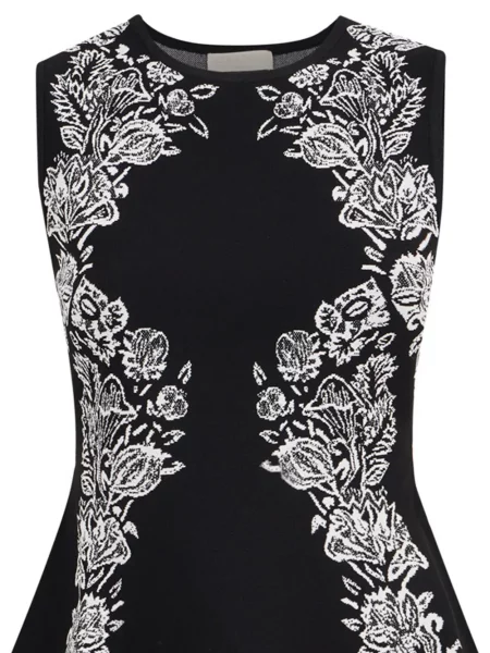Top Ulla Johnson din jacard negru