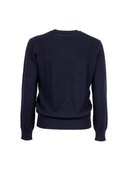 Dzianinowy sweter Kangra niebieski