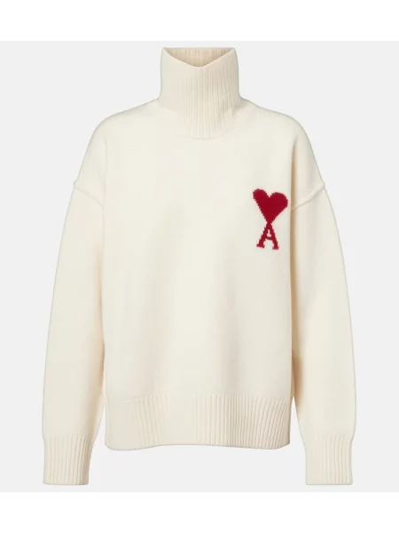 Heláncă Ami Paris de lână alb