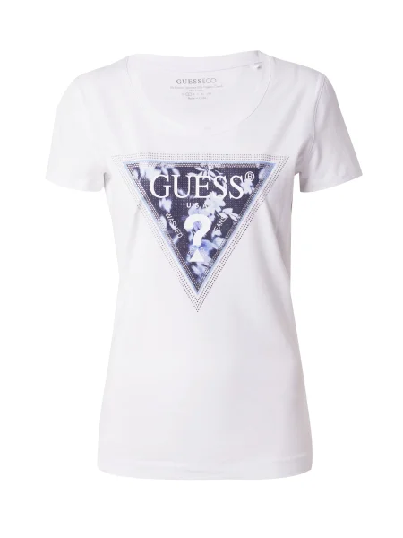 Guess Tricou alb