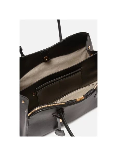 Shopperka Stella Mccartney skórzana czarna