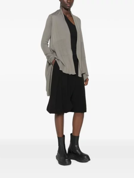 Lung cardigan Rick Owens asimetric gri