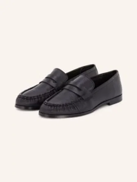 Mrs & Hugs Penny Loafers schwarz czarne