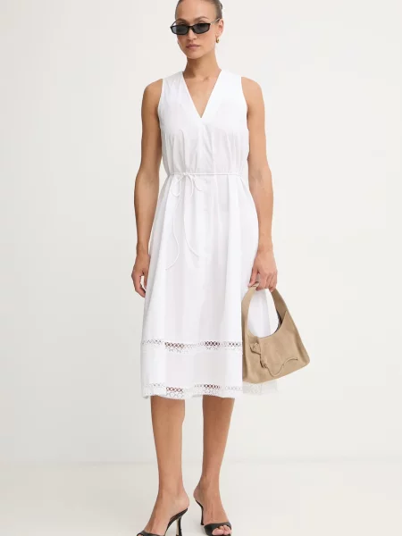 Twinset rochie de vară din cu alb