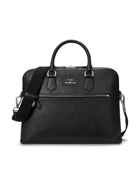 Geantă pentru laptop Polo Ralph Lauren negru