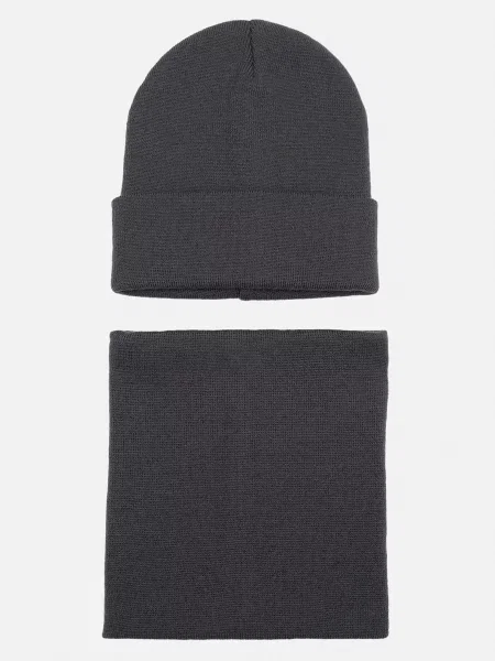 YUKI Шапка/шарф Для хлопчиків Темно-сірий сірий