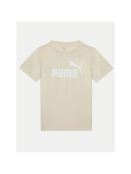 Puma Футболка Ess No. 1 Logo Regular Fit бежевий
