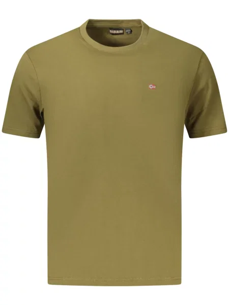 Tricou Napapijri scurt kaki