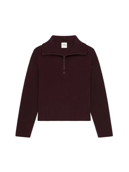 Kardigan Courreges czerwony