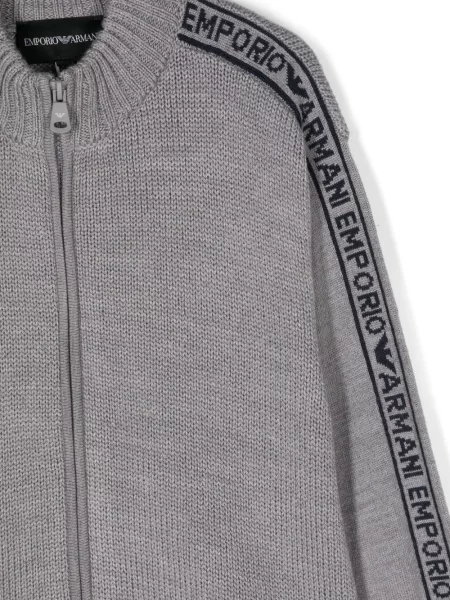 Sweter dziecięcy Emporio Armani szary