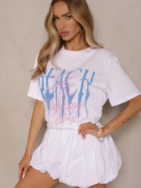 Tricou Savileine alb