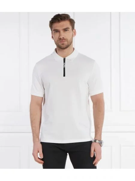 Michael Kors Tenisz póló SS ZIP LOGO fehér