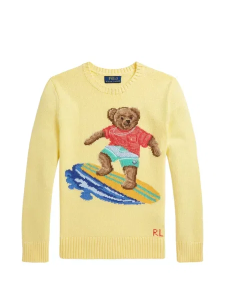 Koszulka polo dziecięca Polo Ralph Lauren żółta