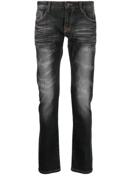 Blugi skinny Private Stock zdrențuiți gri