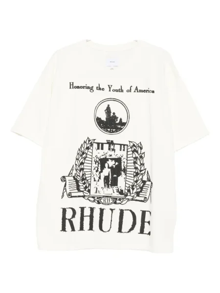 Tricou Rhude alb
