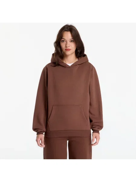 Суитшърт Urban Classics Ladies Fluffy Hoody Chocolate Brown XS кафяво