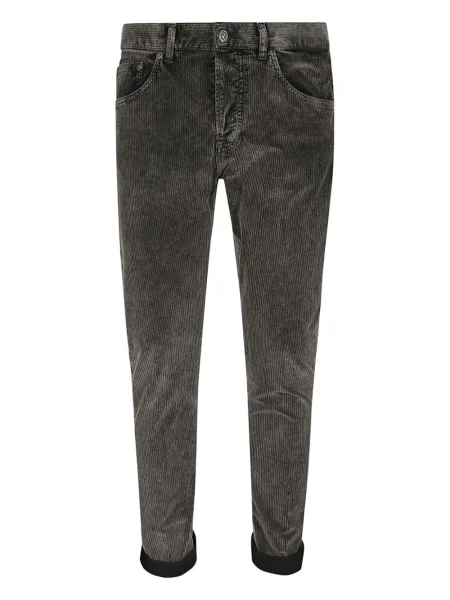 Pantaloni Dondup de catifea cord negru