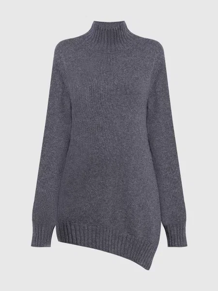 Светр з вовни Jil Sander сірий
