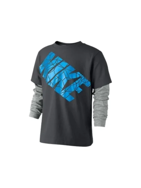 Tricou copii Nike gri