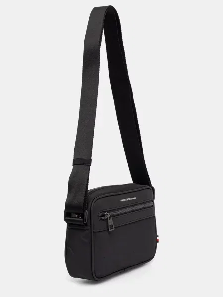 Tommy Hilfiger Torbica za okrog pasu Th Repreve Ew Reporter črna