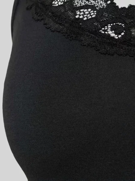 Top Skiny koronkowy czarny
