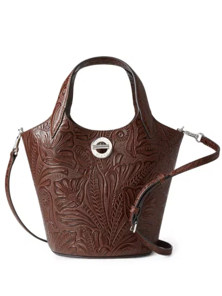Geantă shopper Veronica Beard din piele maro