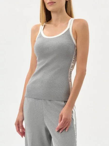 Топ Elisabetta Franchi сірий