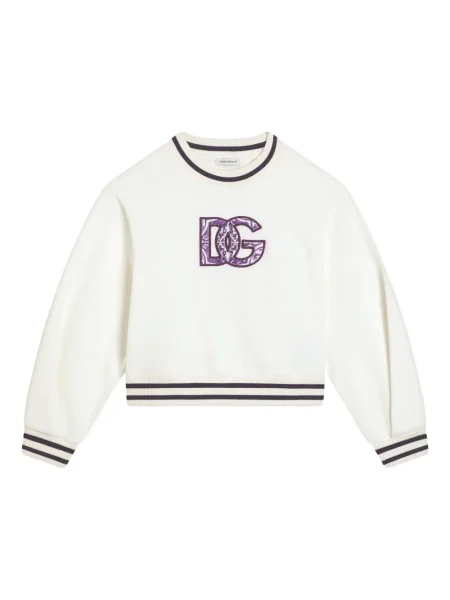 Bluza nierozpinana dziecięca Dolce And Gabbana biała