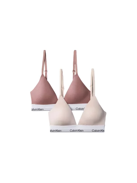 Calvin Klein Underwear Sutien roz pitaya / roz pastel / negru alb