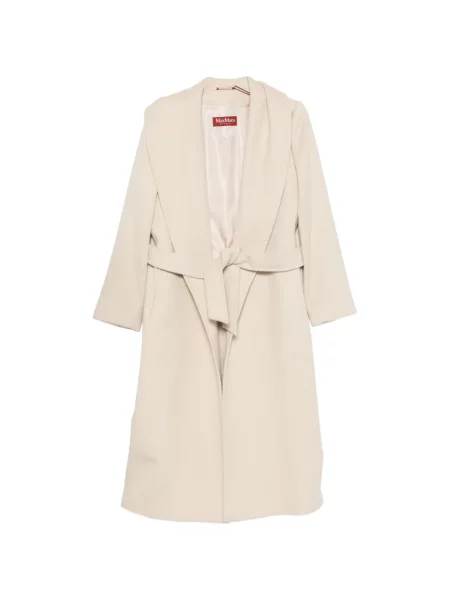 Cu centură palton Max Mara de lână