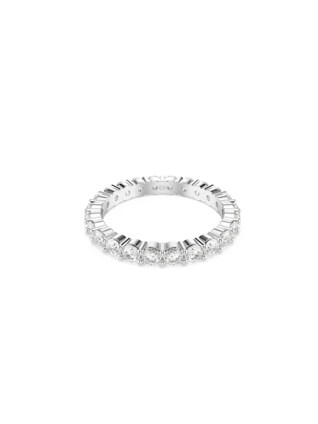 Swarovski Inele / transparent argintiu